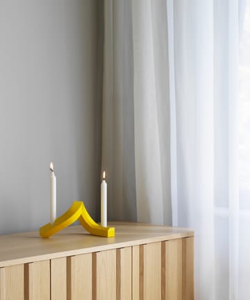 Crooked キャンドルホルダー 2 - Yellow - Normann Copenhagen | ノーマンコペンハーゲン