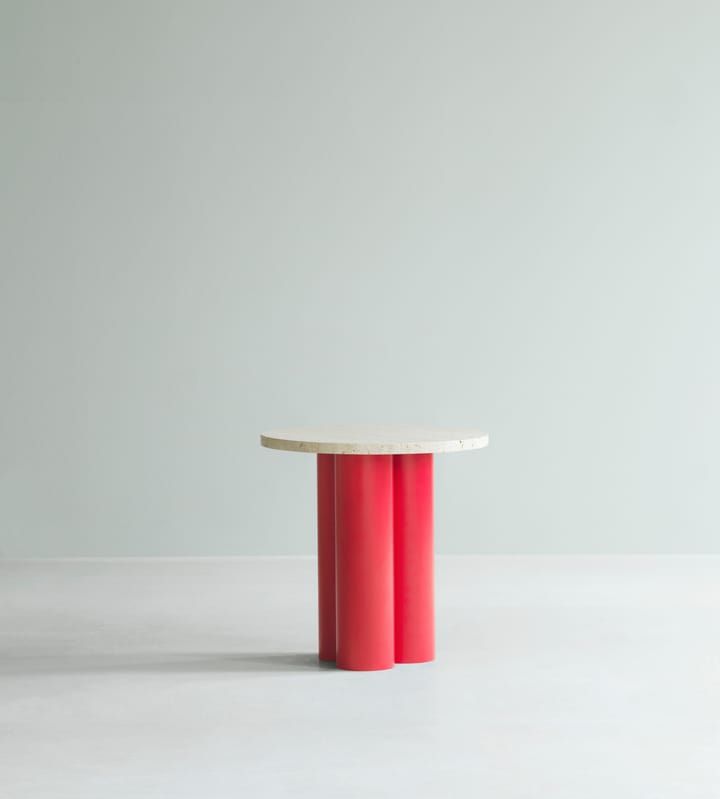 Dit サイドテーブル Ø40 cm, Travertine Light-bright red Normann Copenhagen | ノーマンコペンハーゲン