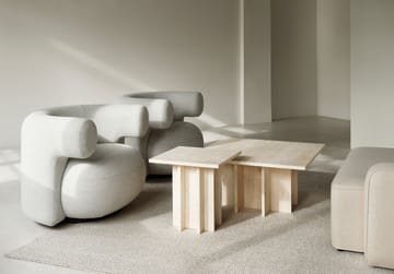 Edge small コーヒーテーブル - Travertine - Normann Copenhagen | ノーマンコペンハーゲン