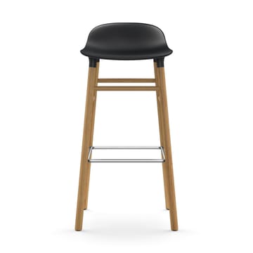 Form バースツール オークレッグ 75 cm - Black - Normann Copenhagen | ノーマンコペンハーゲン