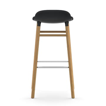 Form バースツール オークレッグ 75 cm - Black - Normann Copenhagen | ノーマンコペンハーゲン