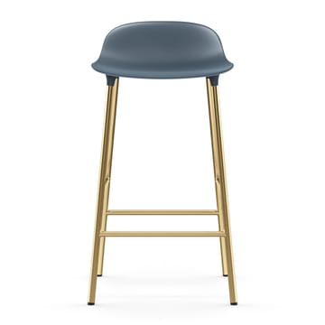 Form バースツール ブロンズレッグ 75 cm - Blue - Normann Copenhagen | ノーマンコペンハーゲン