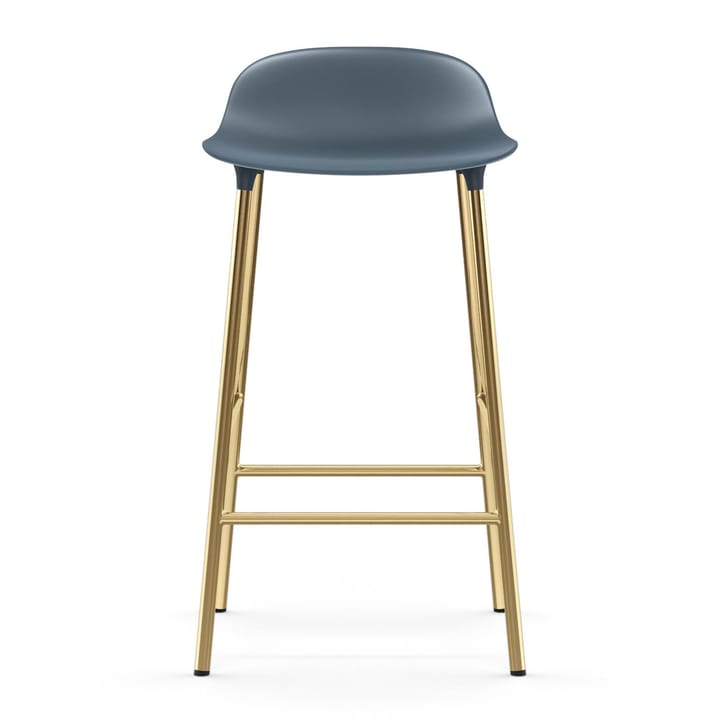 Form バースツール ブロンズレッグ 75 cm, Blue Normann Copenhagen | ノーマンコペンハーゲン