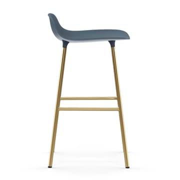 Form バースツール ブロンズレッグ 75 cm - Blue - Normann Copenhagen | ノーマンコペンハーゲン