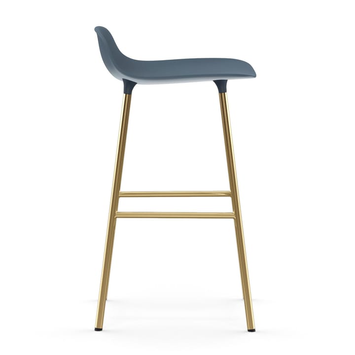 Form バースツール ブロンズレッグ 75 cm, Blue Normann Copenhagen | ノーマンコペンハーゲン