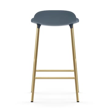 Form バースツール ブロンズレッグ 75 cm - Blue - Normann Copenhagen | ノーマンコペンハーゲン