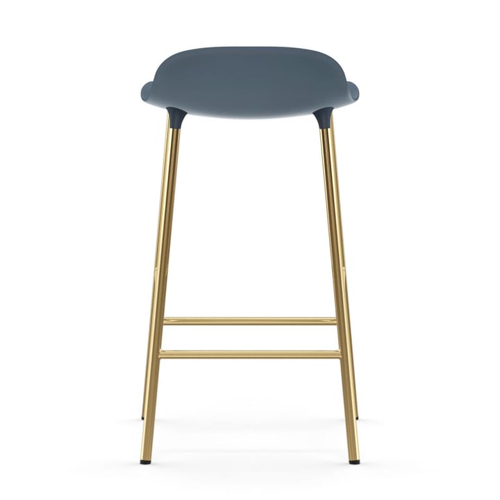 Form バースツール ブロンズレッグ 75 cm, Blue Normann Copenhagen | ノーマンコペンハーゲン