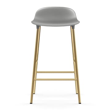 Form バースツール ブロンズレッグ 75 cm - Grey - Normann Copenhagen | ノーマンコペンハーゲン