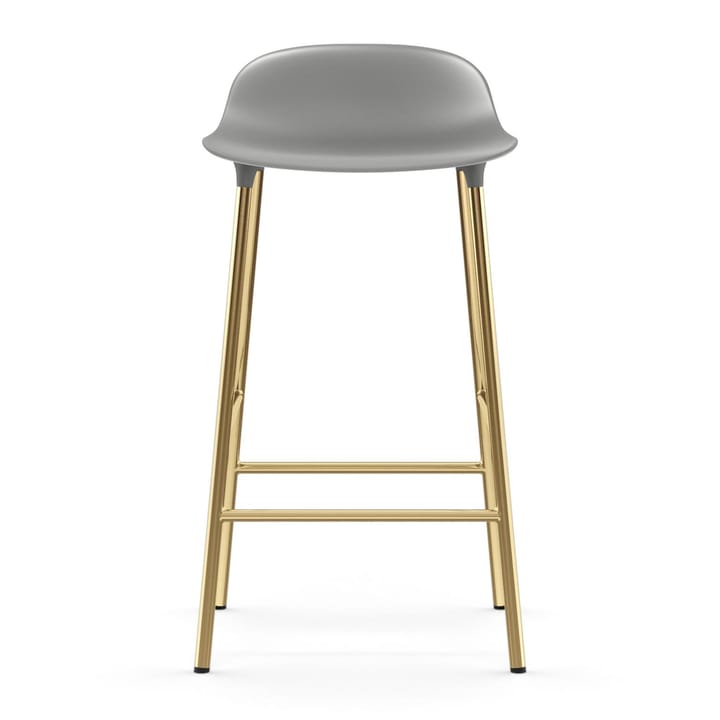 Form バースツール ブロンズレッグ 75 cm, Grey Normann Copenhagen | ノーマンコペンハーゲン