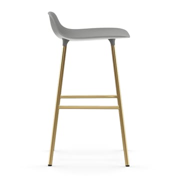 Form バースツール ブロンズレッグ 75 cm - Grey - Normann Copenhagen | ノーマンコペンハーゲン