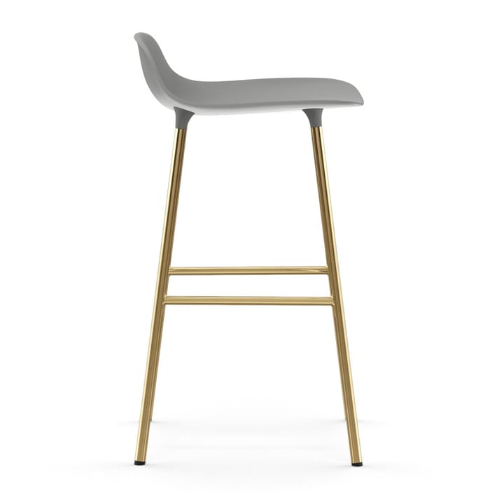 Form バースツール ブロンズレッグ 75 cm, Grey Normann Copenhagen | ノーマンコペンハーゲン