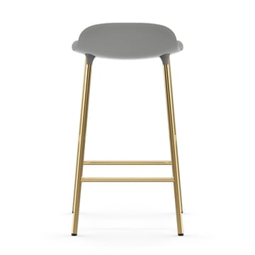 Form バースツール ブロンズレッグ 75 cm - Grey - Normann Copenhagen | ノーマンコペンハーゲン