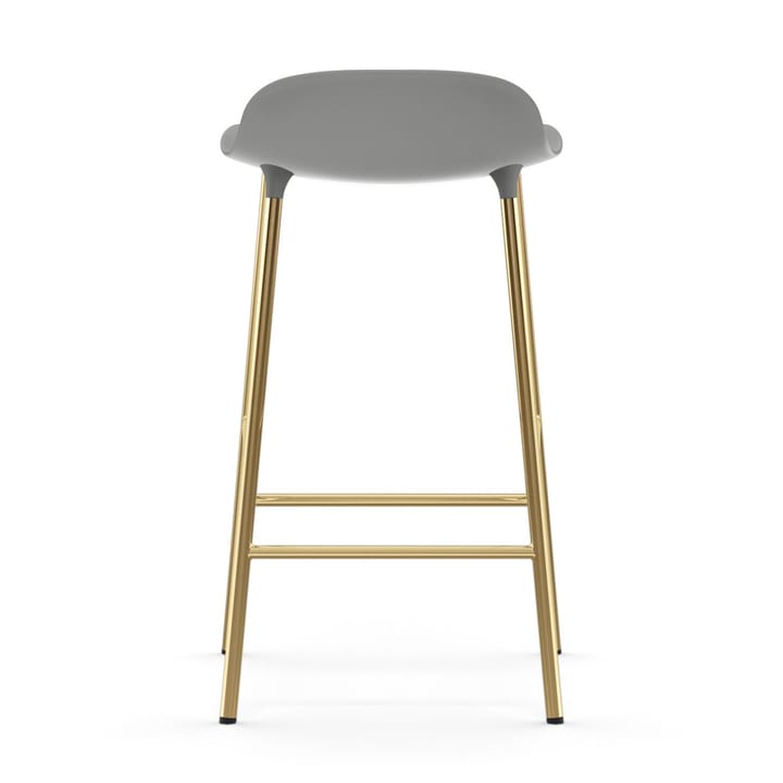 Form バースツール ブロンズレッグ 75 cm, Grey Normann Copenhagen | ノーマンコペンハーゲン