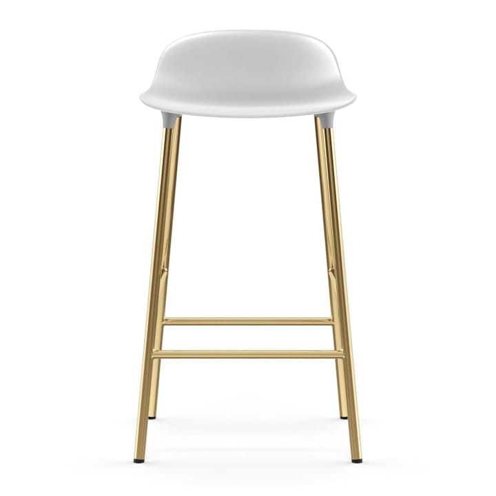 Form バースツール ブロンズレッグ 75 cm, White Normann Copenhagen | ノーマンコペンハーゲン