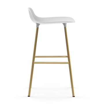 Form バースツール ブロンズレッグ 75 cm - White - Normann Copenhagen | ノーマンコペンハーゲン