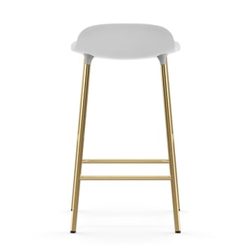 Form バースツール ブロンズレッグ 75 cm - White - Normann Copenhagen | ノーマンコペンハーゲン