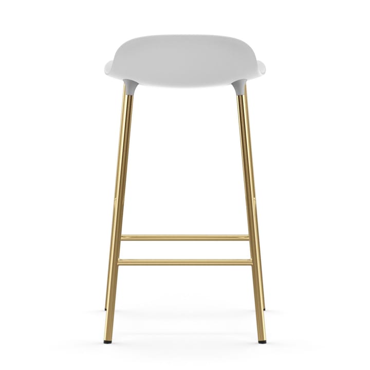 Form バースツール ブロンズレッグ 75 cm, White Normann Copenhagen | ノーマンコペンハーゲン