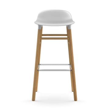 Form バースツール オークレッグ 75 cm - White - Normann Copenhagen | ノーマンコペンハーゲン