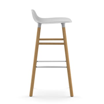 Form バースツール オークレッグ 75 cm - White - Normann Copenhagen | ノーマンコペンハーゲン