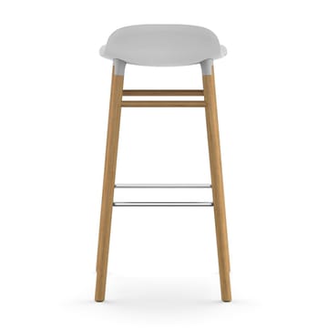 Form バースツール オークレッグ 75 cm - White - Normann Copenhagen | ノーマンコペンハーゲン