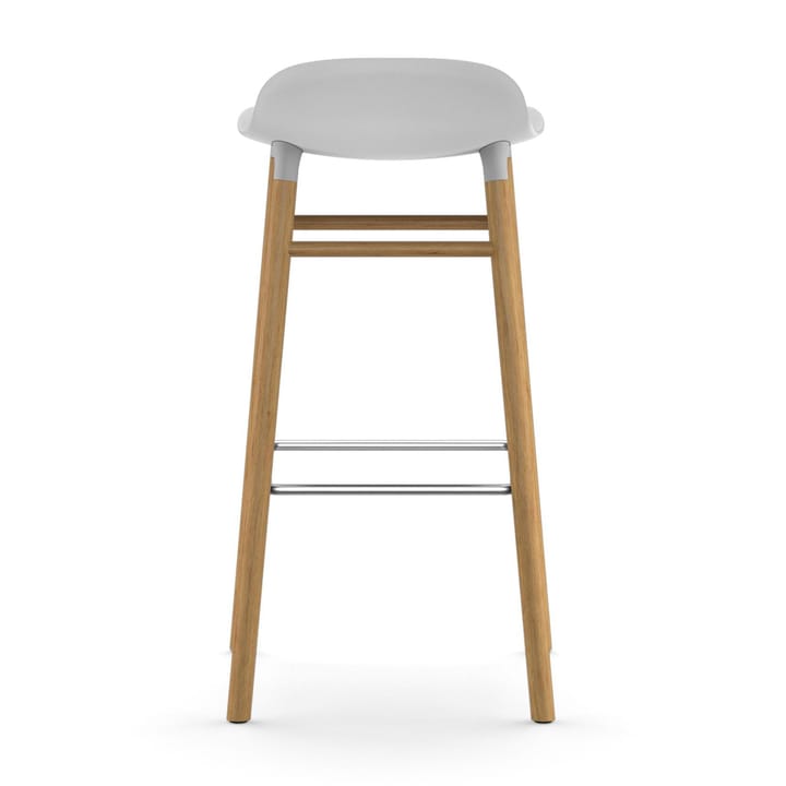 Form バースツール オークレッグ 75 cm, White Normann Copenhagen | ノーマンコペンハーゲン