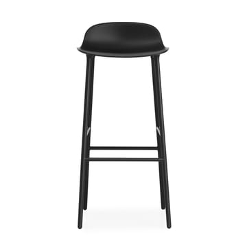 Form barstool metal legs 75 cm - Black - Normann Copenhagen | ノーマンコペンハーゲン