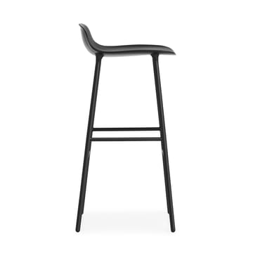 Form barstool metal legs 75 cm - Black - Normann Copenhagen | ノーマンコペンハーゲン