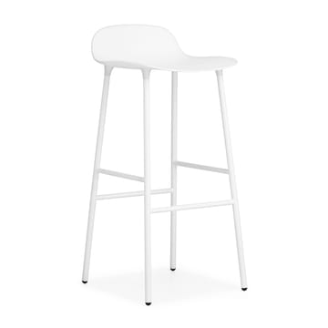 Form barstool metal legs 75 cm - White - Normann Copenhagen | ノーマンコペンハーゲン