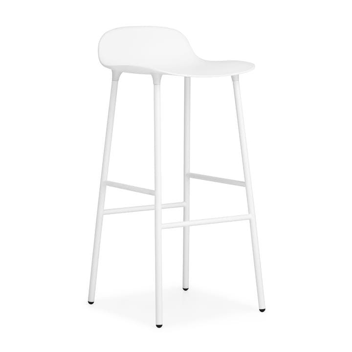 Form barstool metal legs 75 cm, White Normann Copenhagen | ノーマンコペンハーゲン