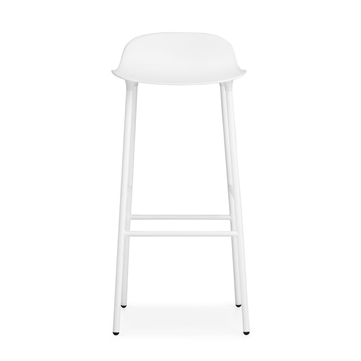 Form barstool metal legs 75 cm, White Normann Copenhagen | ノーマンコペンハーゲン