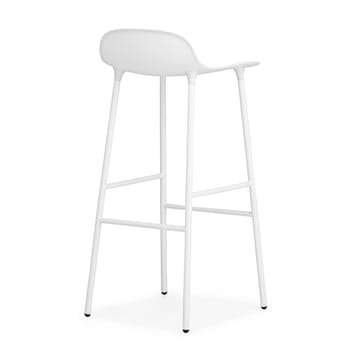 Form barstool metal legs 75 cm - White - Normann Copenhagen | ノーマンコペンハーゲン