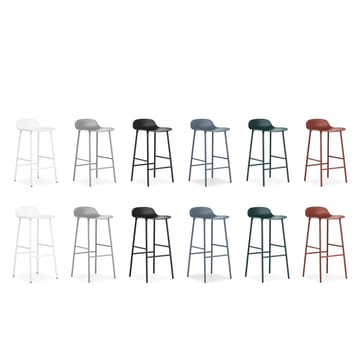 Form barstool metal legs - Black - Normann Copenhagen | ノーマンコペンハーゲン