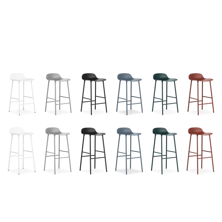 Form barstool metal legs, Black Normann Copenhagen | ノーマンコペンハーゲン