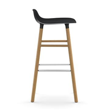 Form バースツール オークレッグ - Black - Normann Copenhagen | ノーマンコペンハーゲン