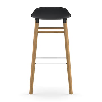 Form バースツール オークレッグ - Black - Normann Copenhagen | ノーマンコペンハーゲン