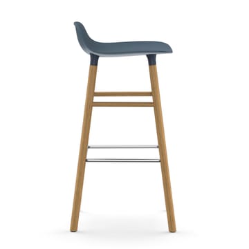 Form バースツール オークレッグ - Blue - Normann Copenhagen | ノーマンコペンハーゲン