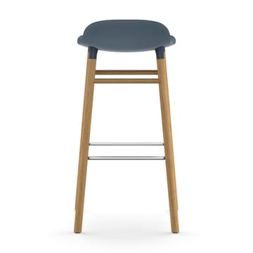 Form バースツール オークレッグ - Blue - Normann Copenhagen | ノーマンコペンハーゲン