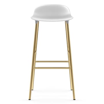 Form バースツール bronze lege 75 cm - White - Normann Copenhagen | ノーマンコペンハーゲン