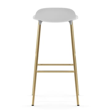 Form バースツール bronze lege 75 cm - White - Normann Copenhagen | ノーマンコペンハーゲン