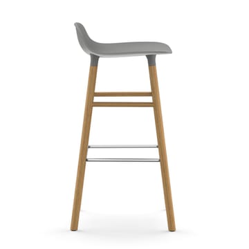 Form バースツール オークレッグ - Grey - Normann Copenhagen | ノーマンコペンハーゲン