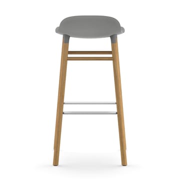 Form バースツール オークレッグ - Grey - Normann Copenhagen | ノーマンコペンハーゲン