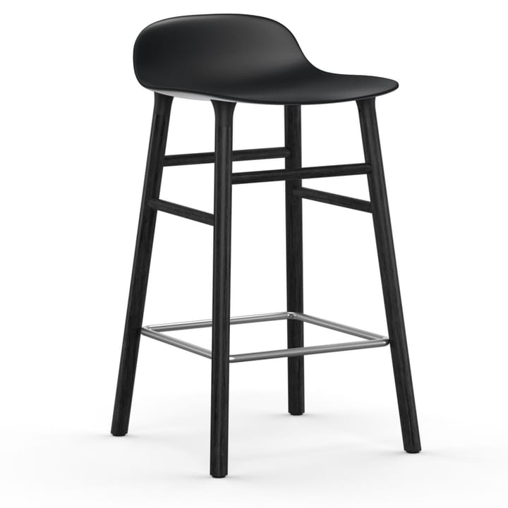 Form チェア バースツール varnished オークレッグ 65 cm - Black - Normann Copenhagen | ノーマンコペンハーゲン