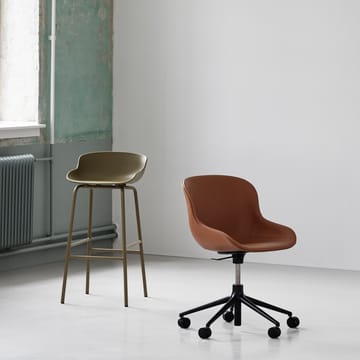 Hyg barstool metal legs 65 cm - Olive green - Normann Copenhagen | ノーマンコペンハーゲン