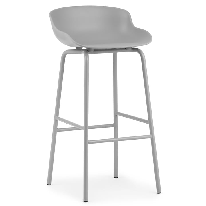 Hyg barstool metal legs 75 cm - Grey - Normann Copenhagen | ノーマンコペンハーゲン