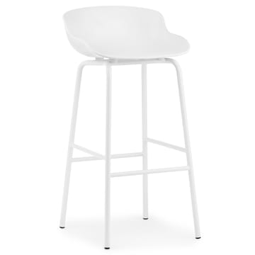 Hyg barstool metal legs 75 cm - White - Normann Copenhagen | ノーマンコペンハーゲン