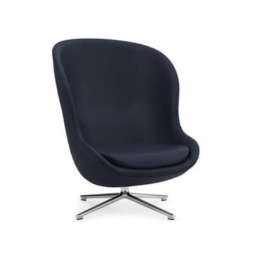 Hyg アームチェア - Leather ultra 41573 navy, base in aluminium - Normann Copenhagen | ノーマンコペンハーゲン