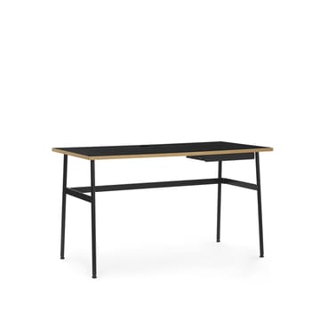 Journal デスク - Black laminate, black steel legs and drawer - Normann Copenhagen | ノーマンコペンハーゲン