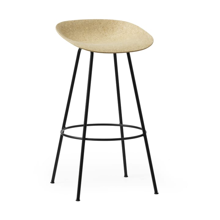 Mat バースツール 65 cm - Hemp-black steel - Normann Copenhagen | ノーマンコペンハーゲン