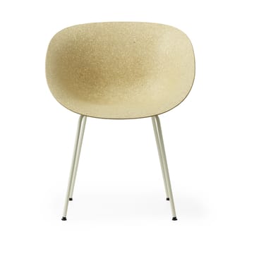 Mat アームチェア - Hemp-cream steel - Normann Copenhagen | ノーマンコペンハーゲン