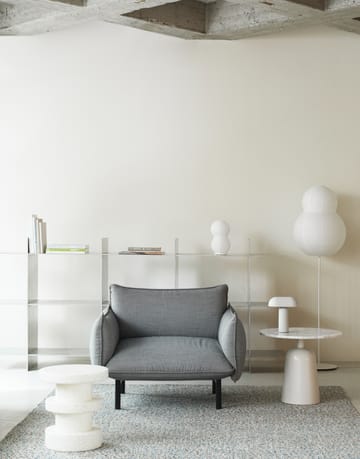 Turn アジャスト可能テーブル Ø55 cm - White marble - Normann Copenhagen | ノーマンコペンハーゲン